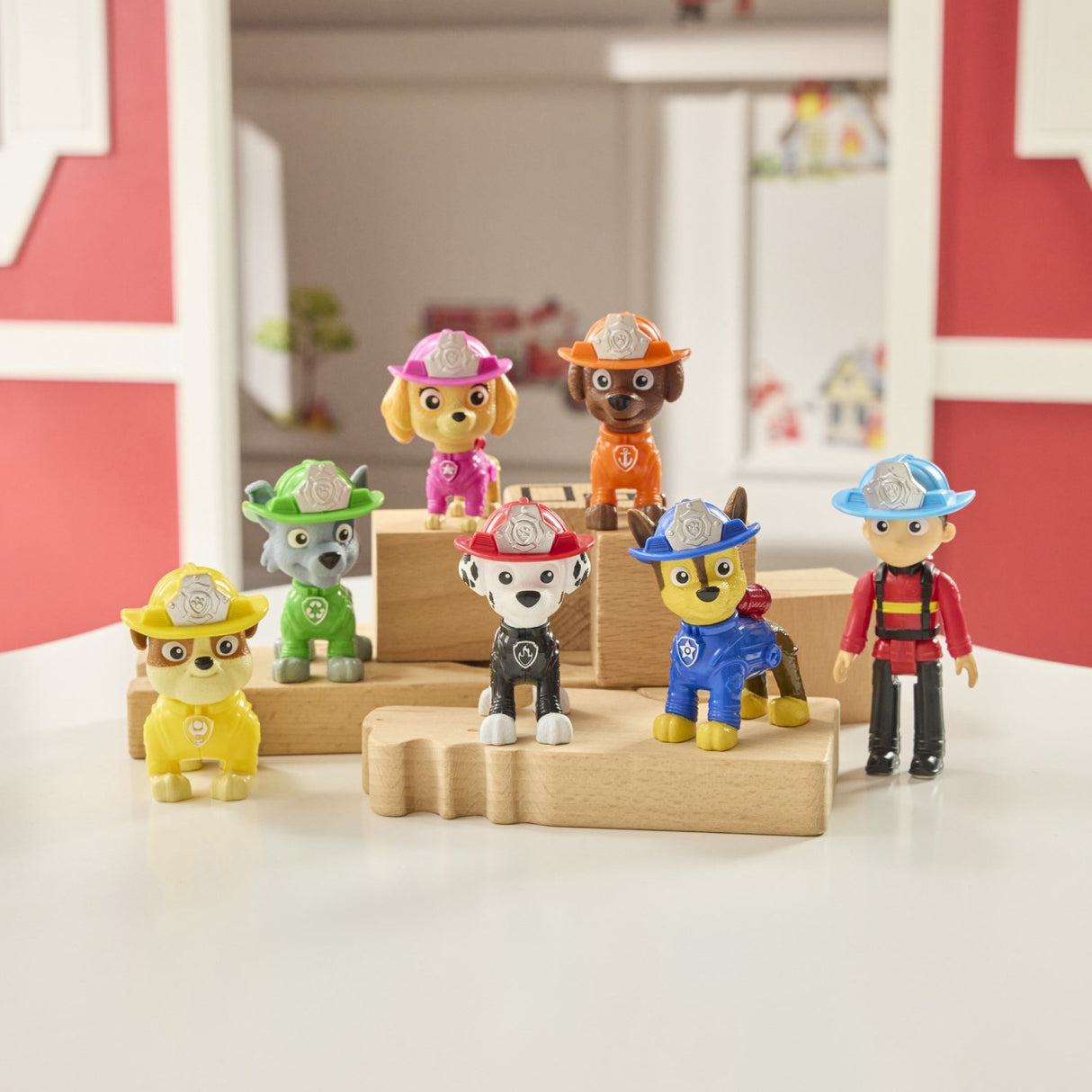 Paw Patrol Brandredning 7 Figursæt