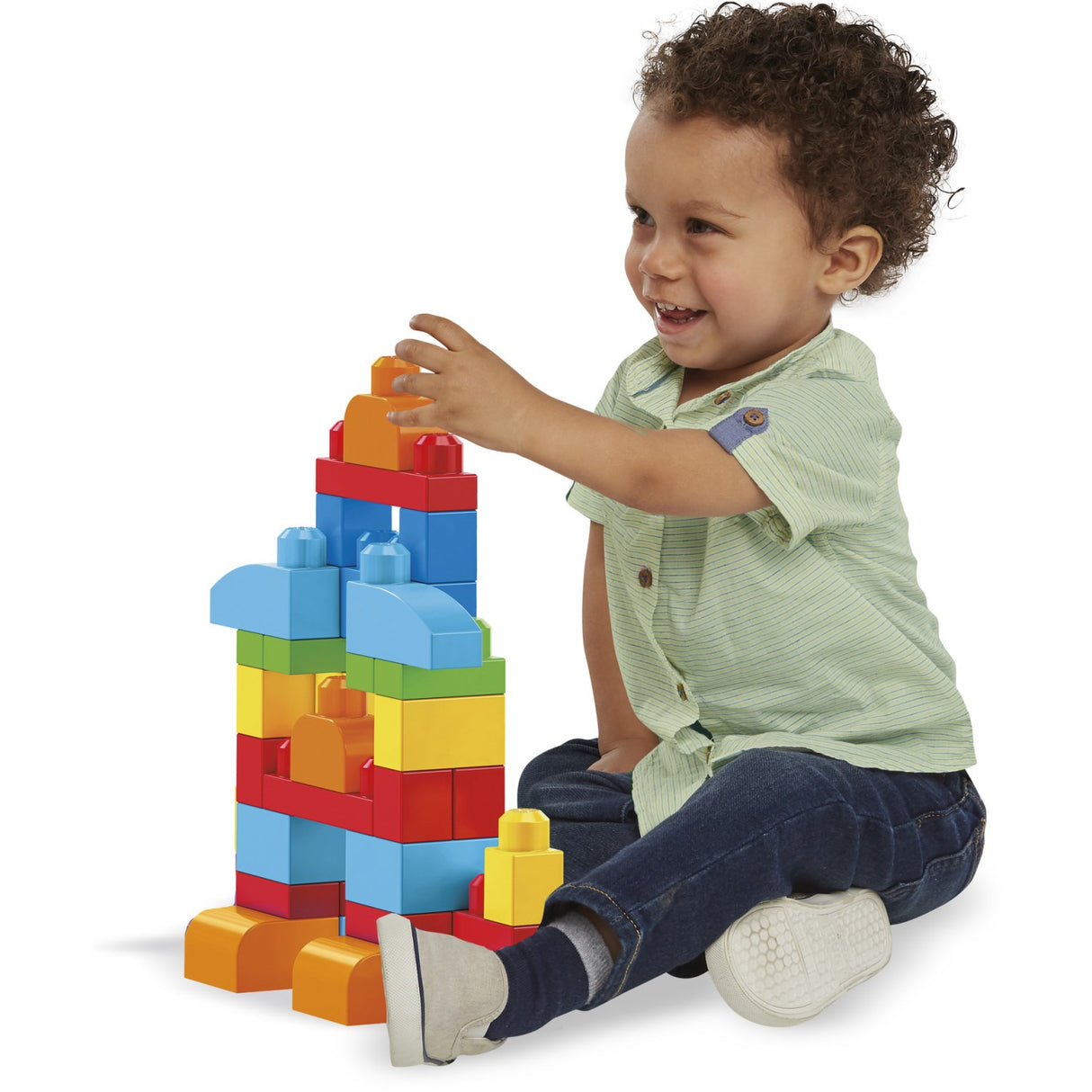 MEGA Bloks Stor First Builders-Pose Med Byggeklodser