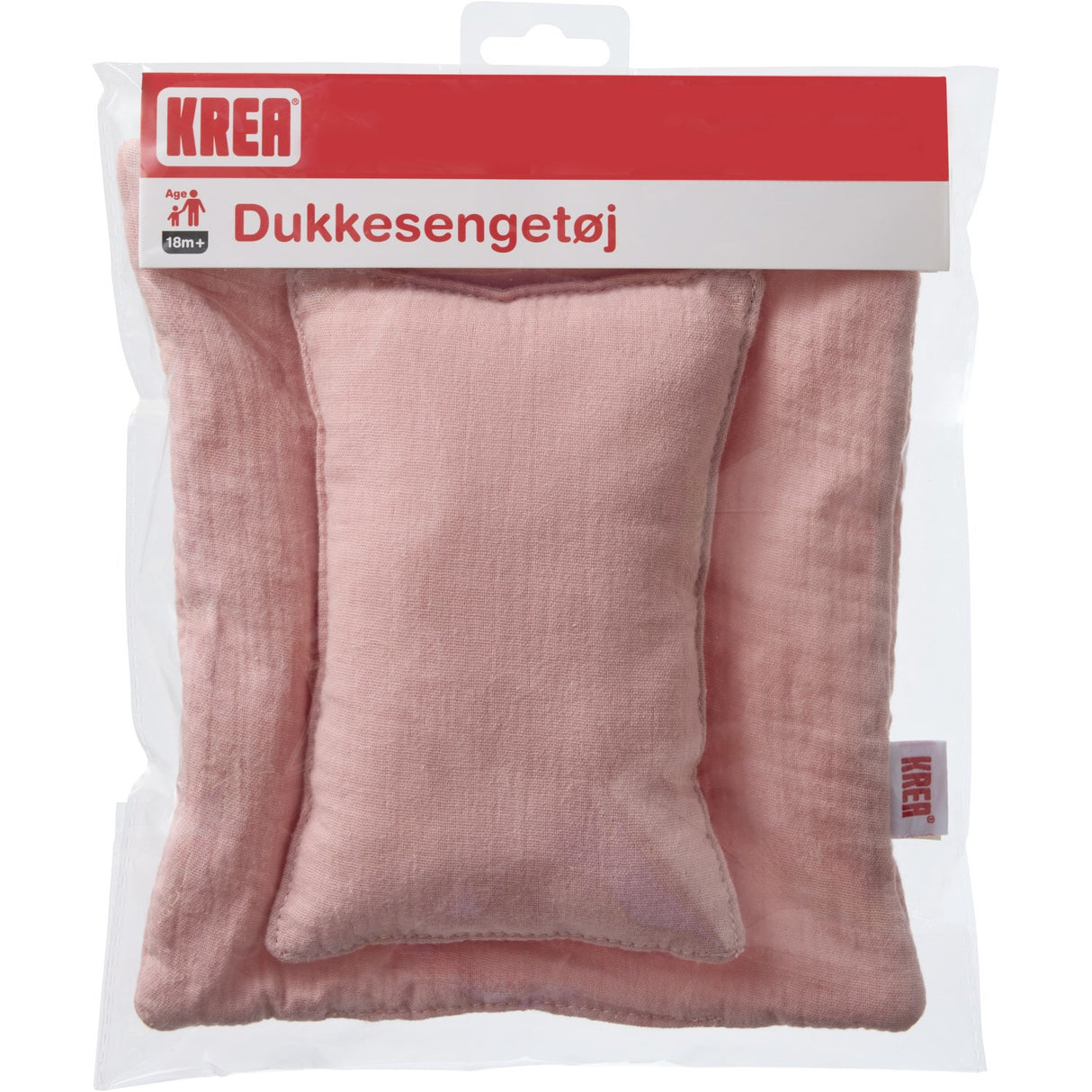 KREA® Dukkesengetøj Rosefarvet
