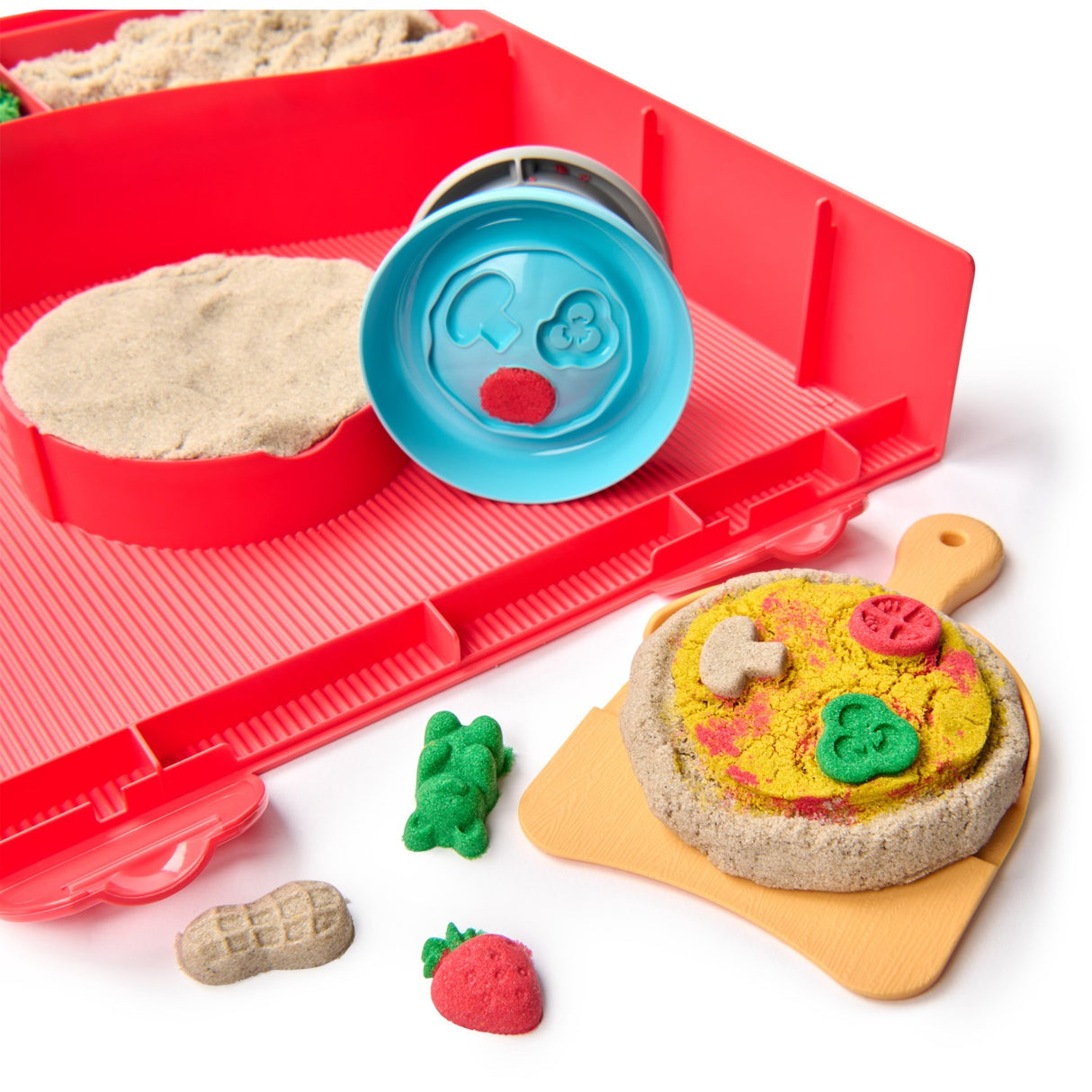 Kinetic Sand Squish Pizza
