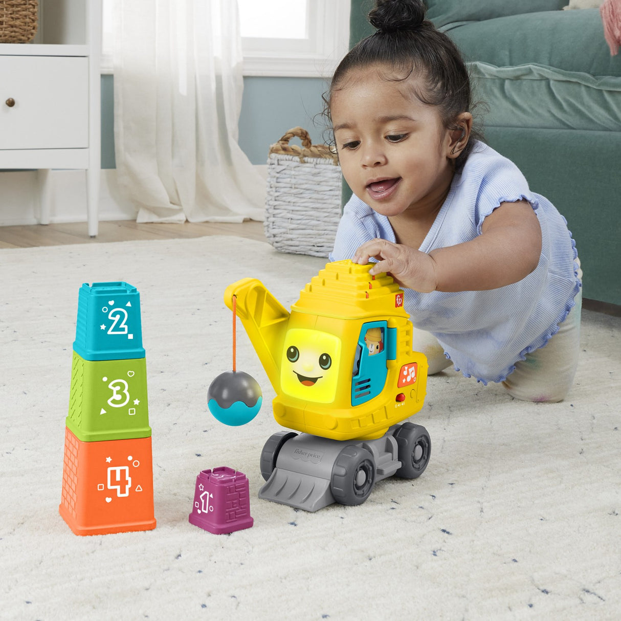 Fisher-Price® Tæl & Stabl Kran