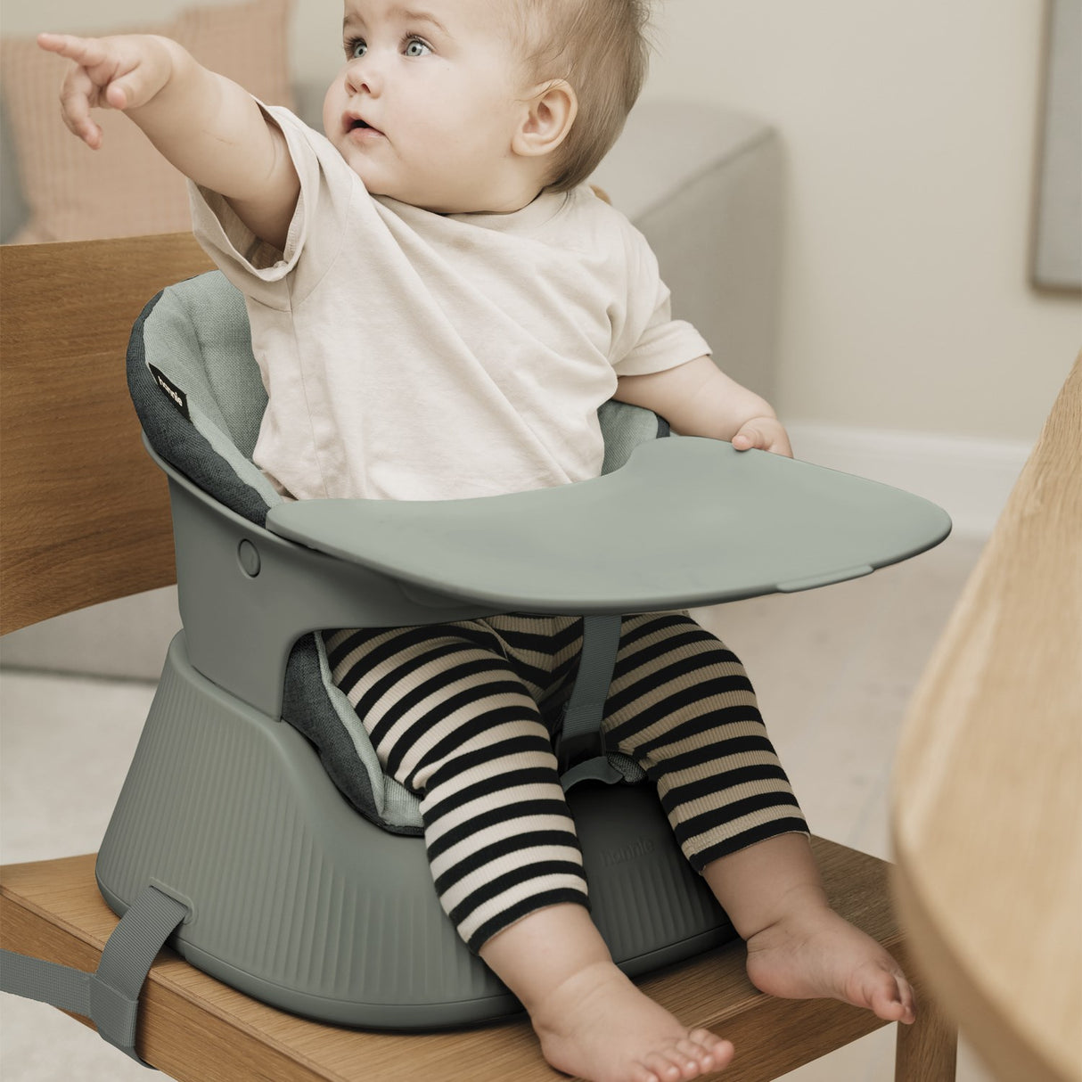 Hannie Sage Green The Portable High Chair