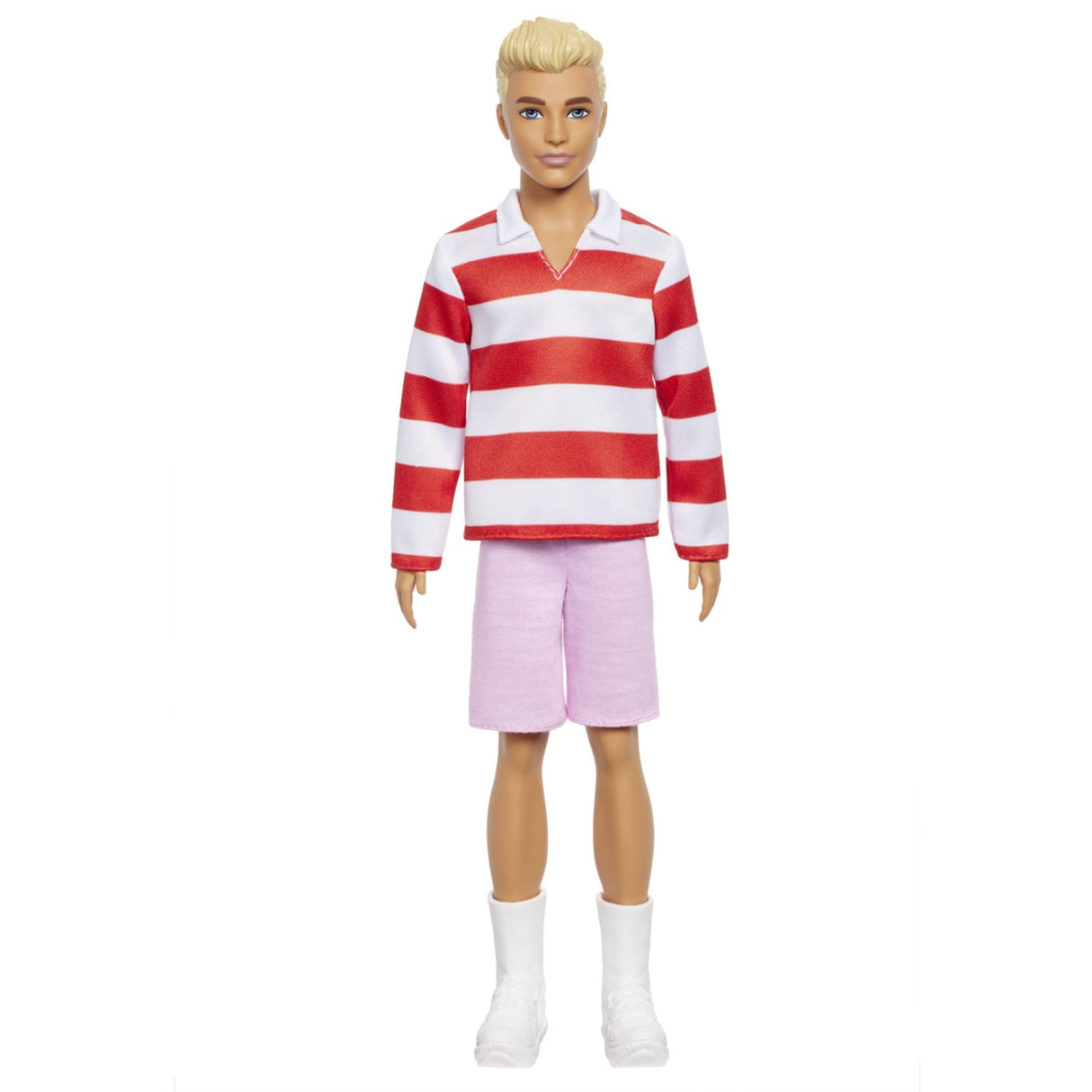 Barbie® Fashionista Ken Dukke Rød & Hvid Striber