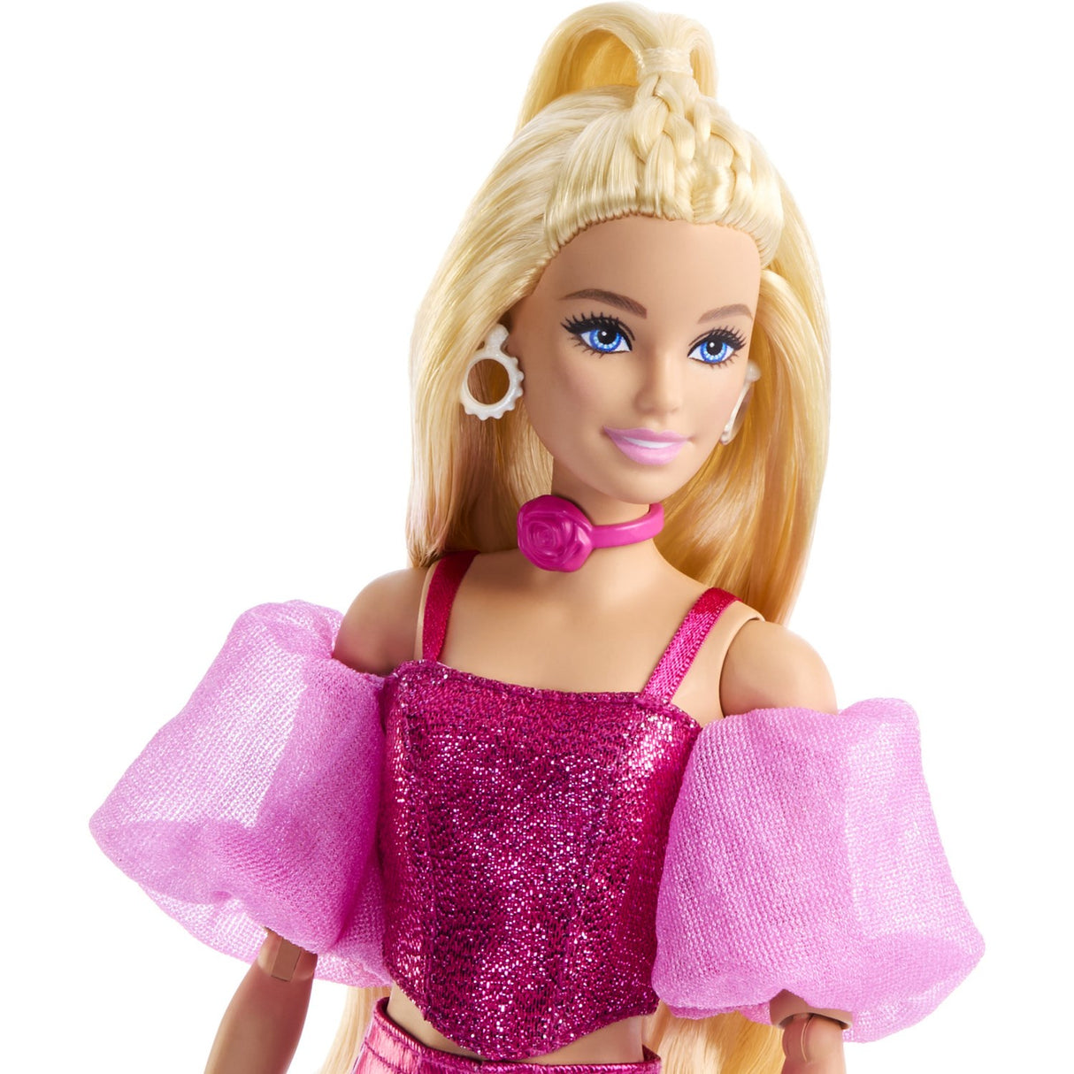 Barbie® Deluxe Lyserød Korset Blond Dukke