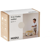 MODU 3-i-1 Baby Walker Sand Grey / Honey Yellow