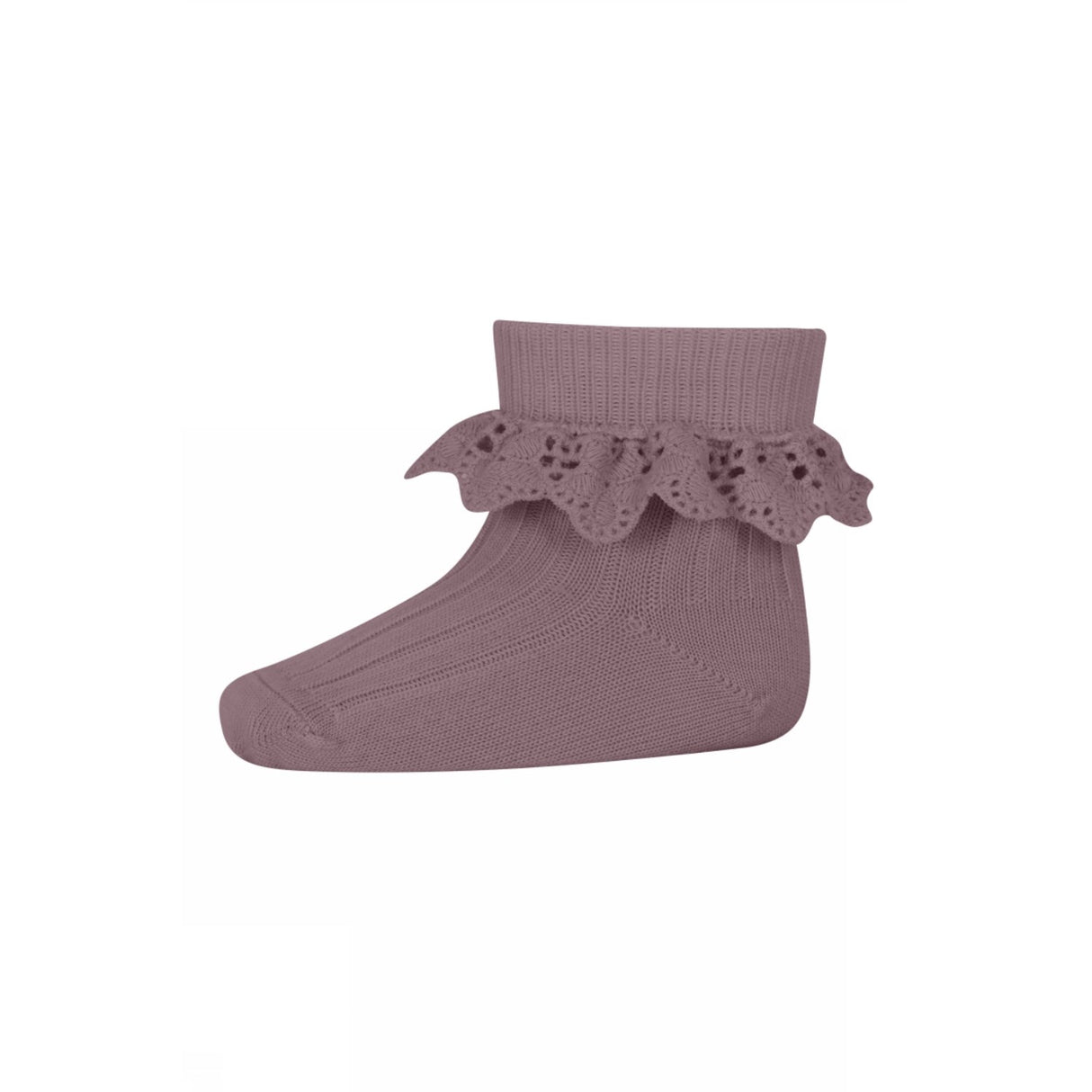 Mp Danmark Dark Purple Dove Lea Strømper Lace