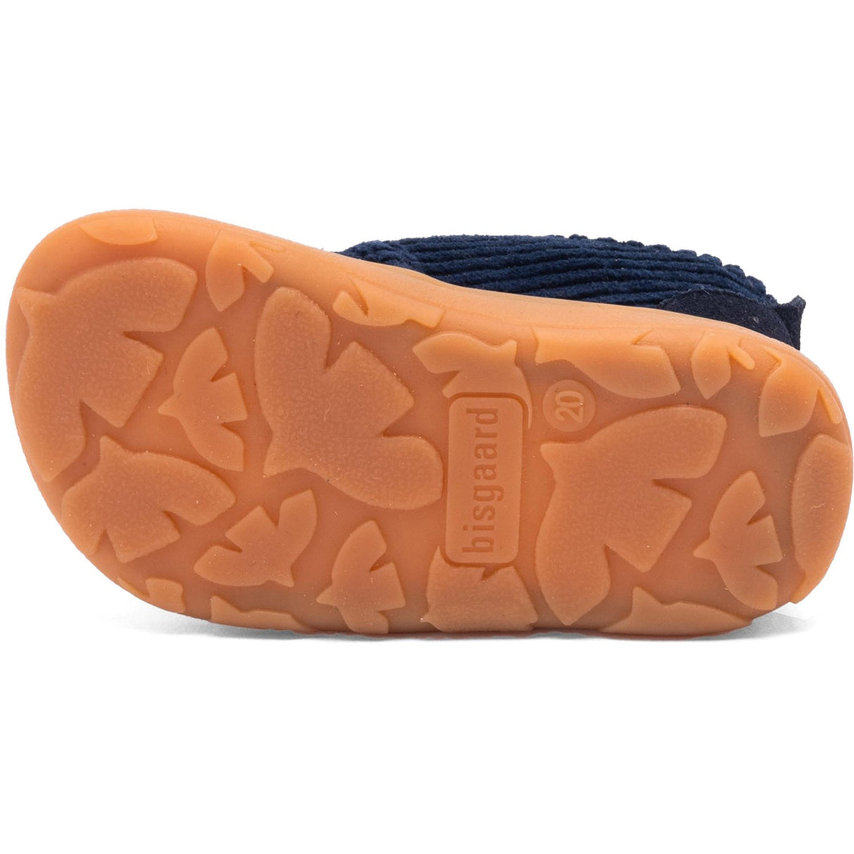 Bisgaard Navy Corduroy Barefoot Basic Hjemmesko