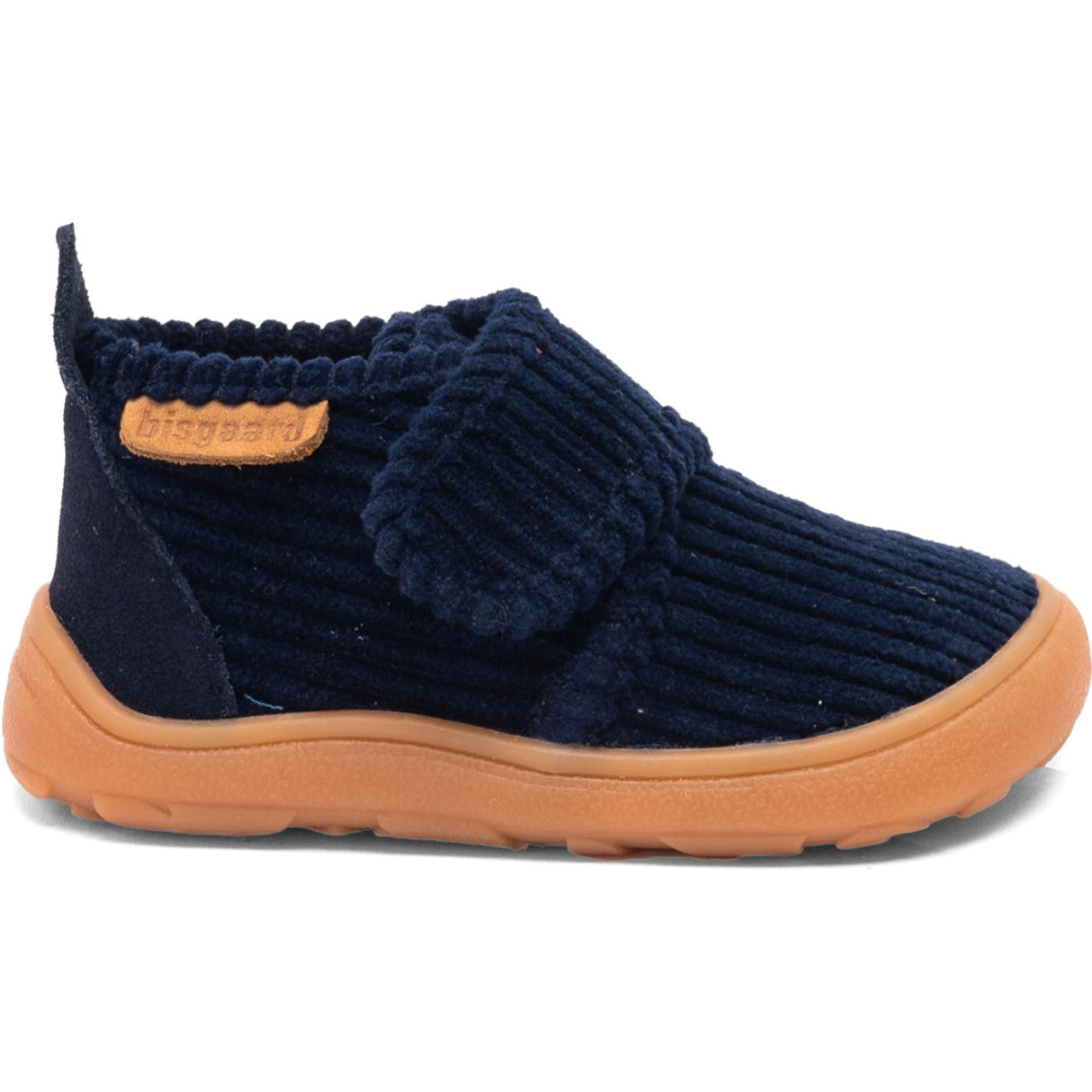 Bisgaard Navy Corduroy Barefoot Basic Hjemmesko
