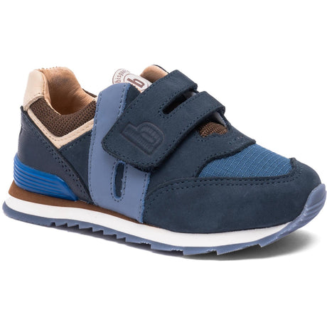 Bisgaard Navy Winston Velcro Sko