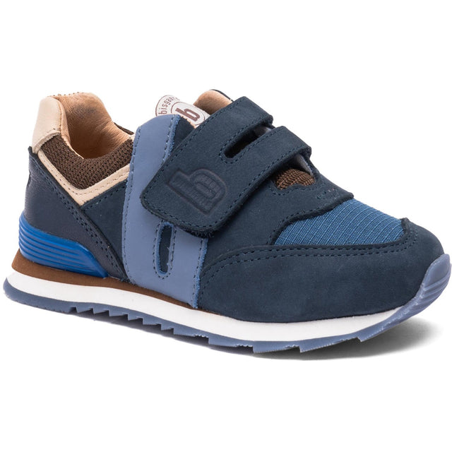 Bisgaard Navy Winston Velcro Sko