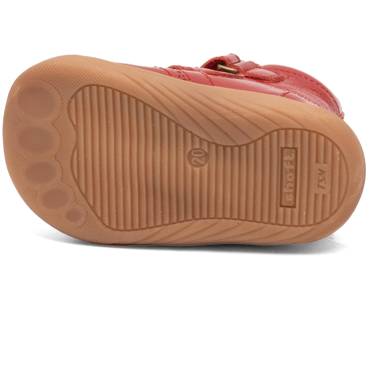 Bisgaard Red Patent Barefoot Philine Tex Støvle