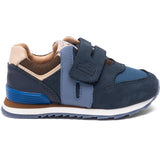 Bisgaard Navy Winston Velcro Sko