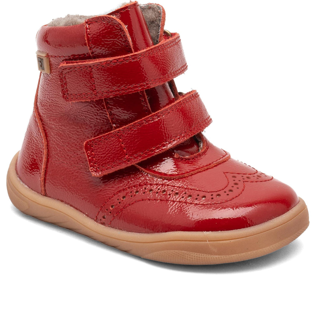 Bisgaard Red Patent Barefoot Philine Tex Støvle