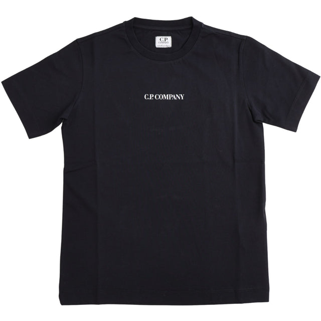 C.P. Company Black T-Shirt Kort Sleeve