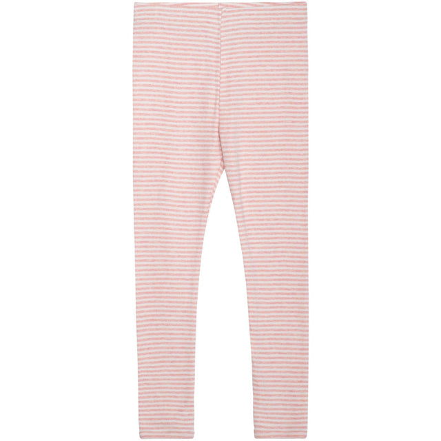 Serendipity Coral/Offwhite Leggings Stripe