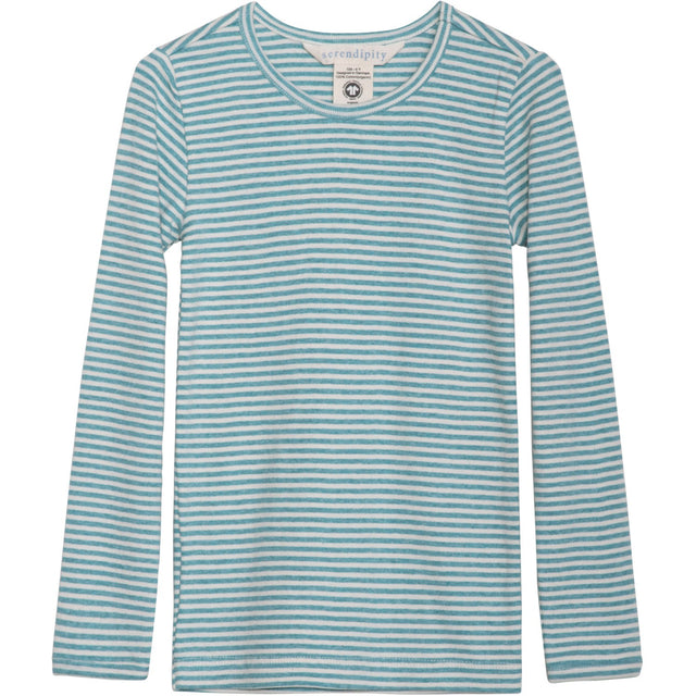 Serendipity Nile/Offwhite Slim Bluse Stripe