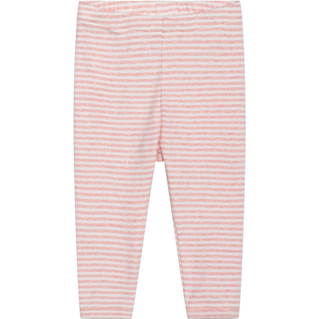 Serendipity Coral/Offwhite Baby Leggings Stripe