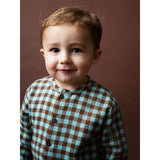 Serendipity Coffee Checks Baby Brushed Skjorte