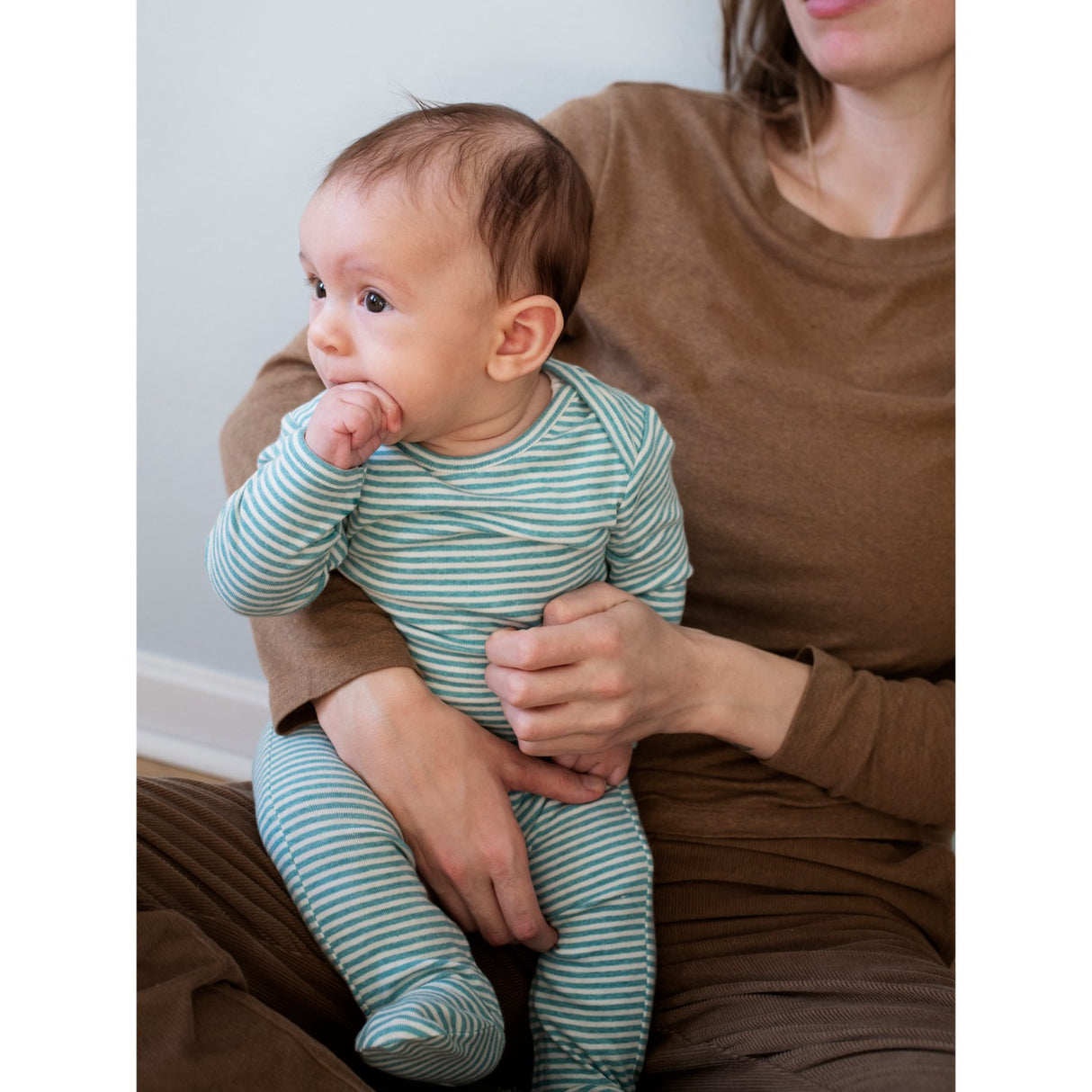 Serendipity Nile/Offwhite Baby Dragt Stripe