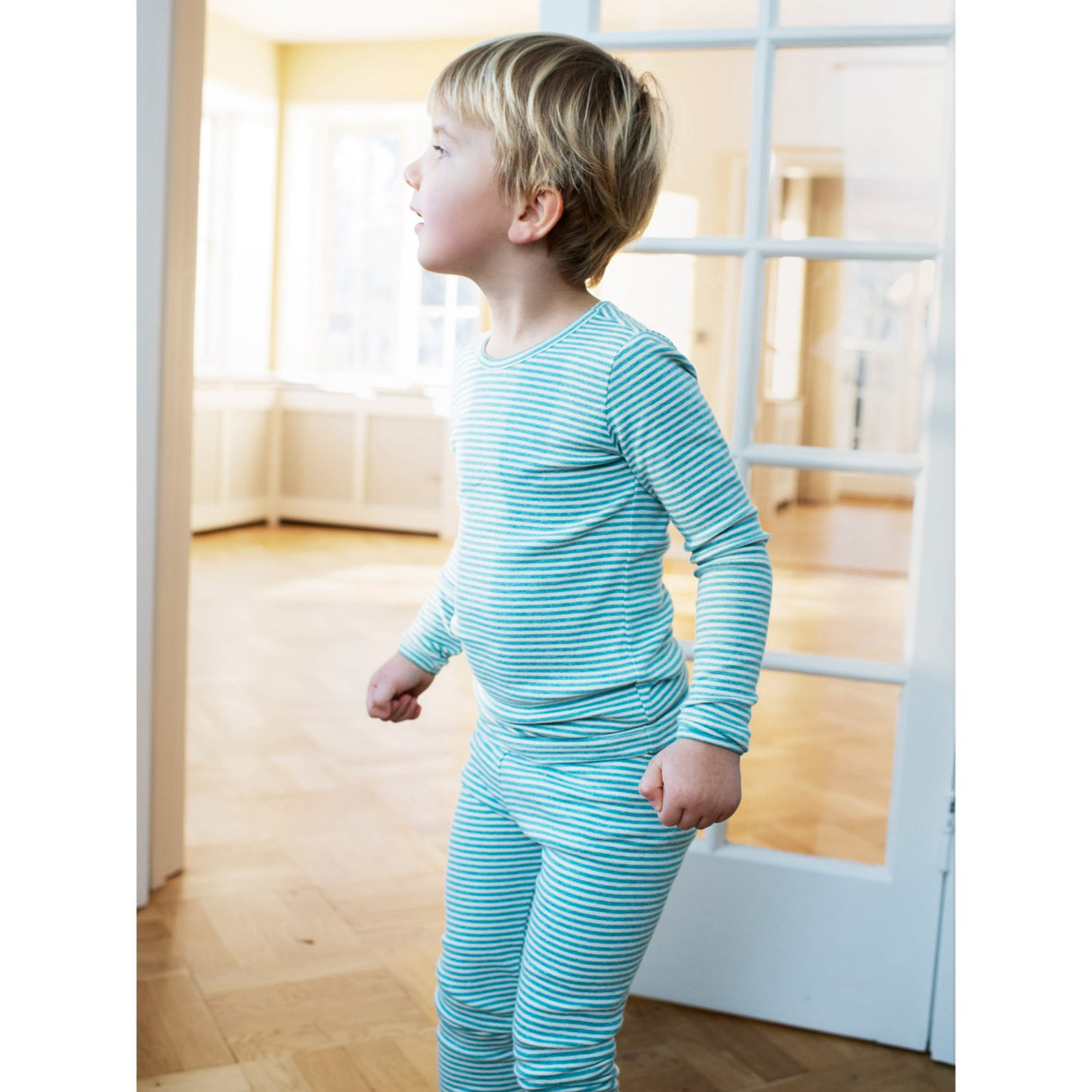 Serendipity Nile/Offwhite Slim Bluse Stripe