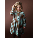 Serendipity Coffee Checks Brushed Kjole