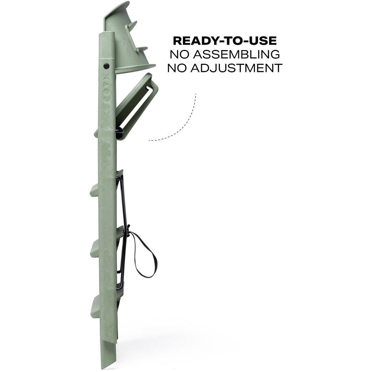 KAOS Mineral Green Klapp Højstol Recycled