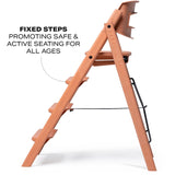 KAOS Terracotta Pink Klapp Højstol Recycled