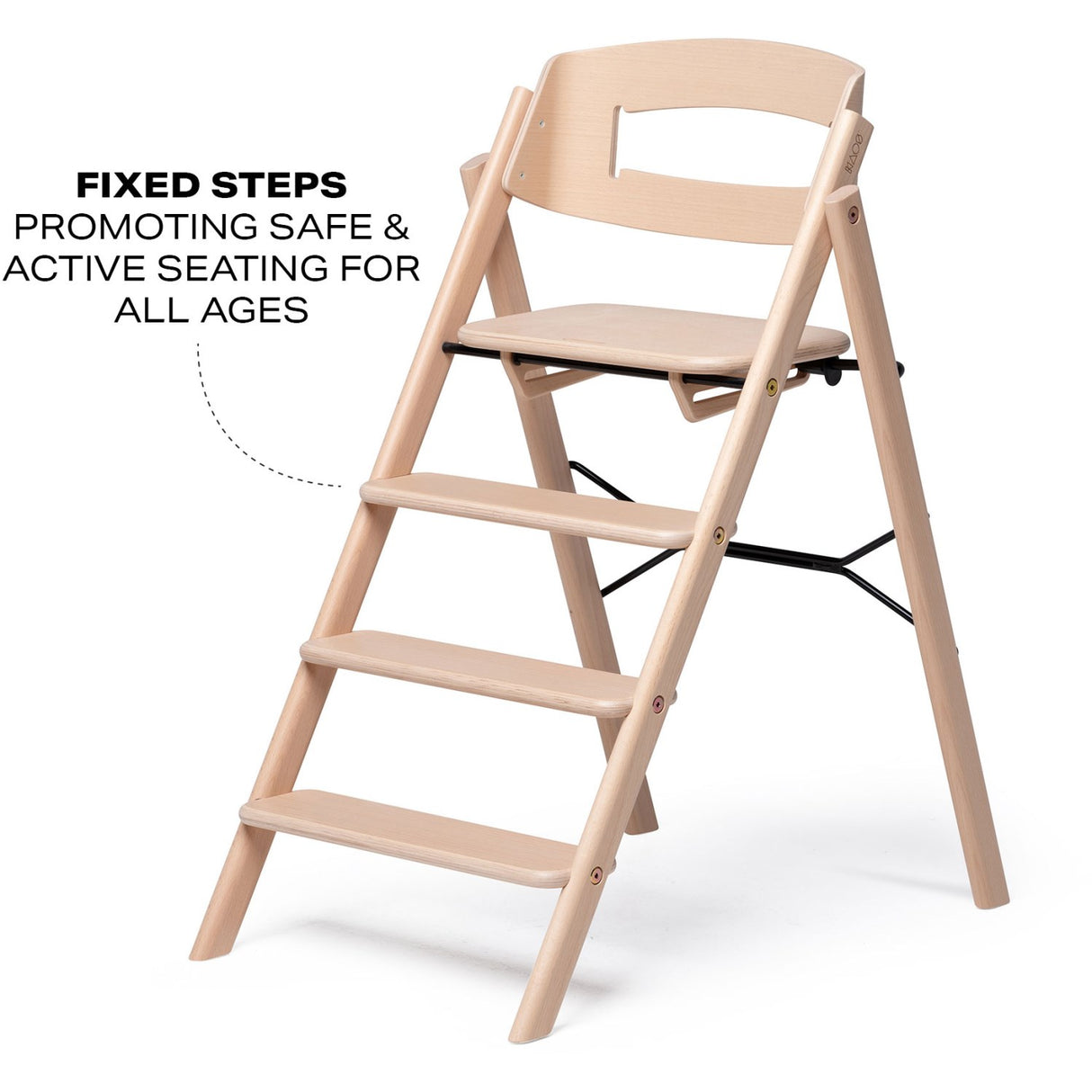 KAOS Natural Klapp Højstol Bøg