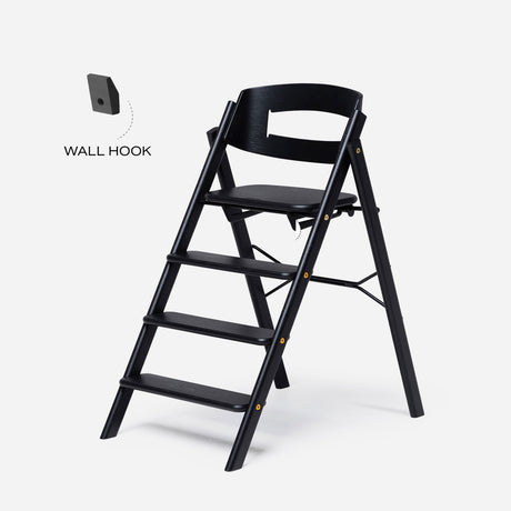KAOS Black Klapp Vægkrog Til Wooden + Recycled Stol
