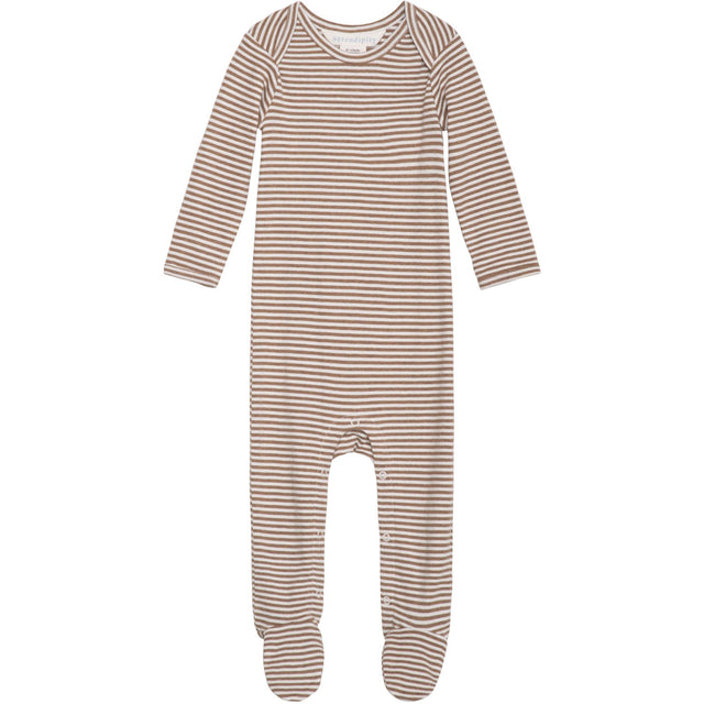 Serendipity Almond/Offwhite Baby Dragt Stripe