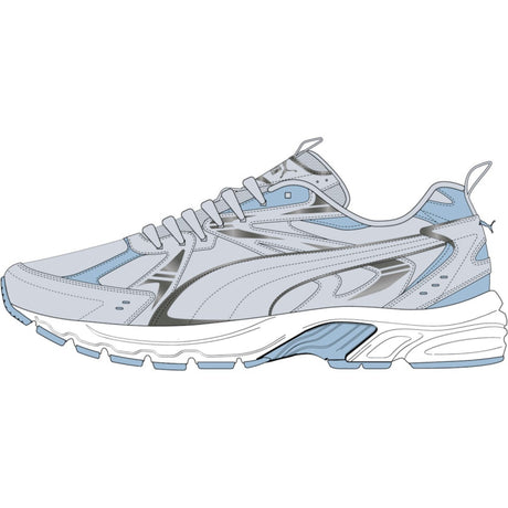 Puma Gray Milenio Tech SD Sneakers