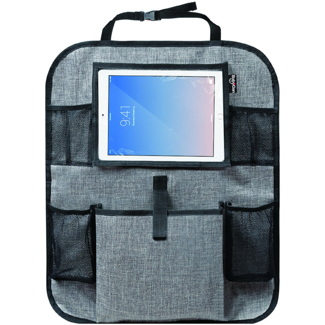 BabyDan Tablet Backseat Organizer, Luxury Grey