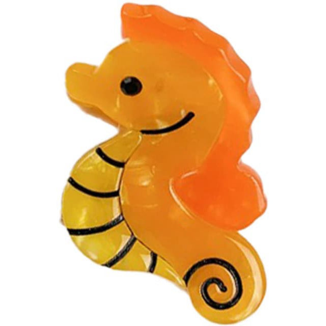 Bow's by Stær Orange Mini Søhest Hårklemme