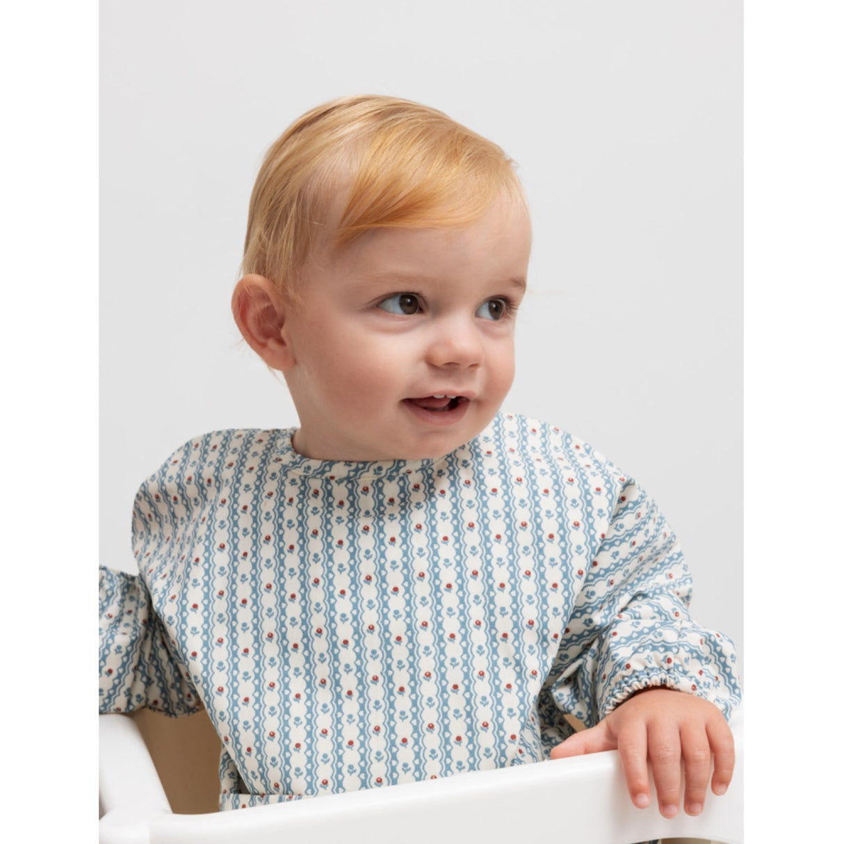 MarMar Cotton Percale Home Floral Stripe Forklæde LS