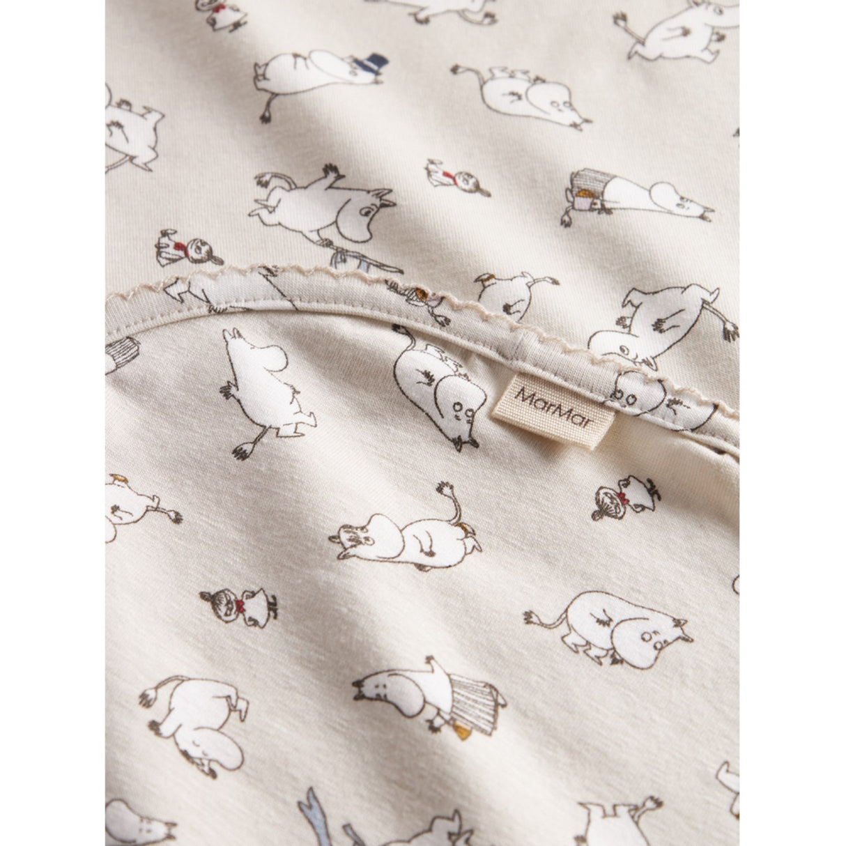 MarMar New Born Modal Smooth Print Moomin Alida Tæppe