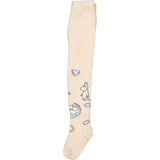 MarMar Tights Jacquard Beige Mel. Moomin Strømpebukser Jacquard