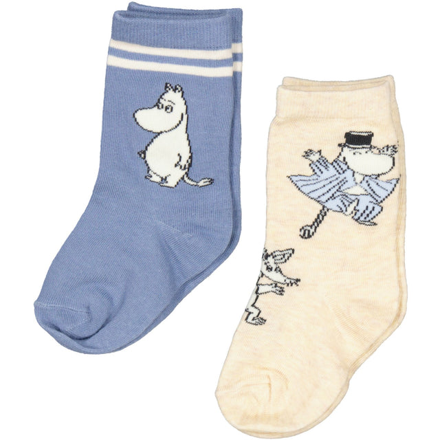 MarMar Socks Jacquard Dark Night Moomin Strømper (2-pack)