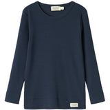 MarMar Modal Pilot Navy Plain Bluse