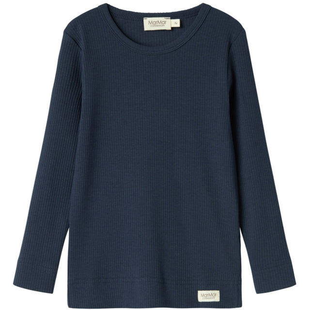 MarMar Modal Pilot Navy Plain Bluse