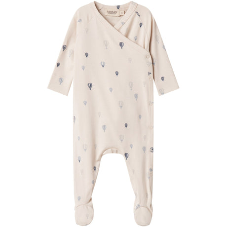 MarMar New Born Modal Smooth Print Air Balloon Rubello Onesies