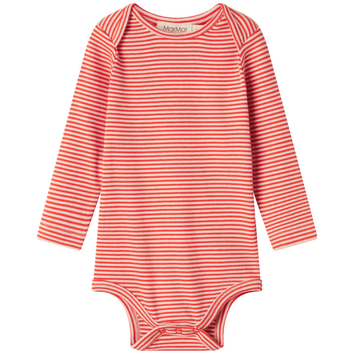 MarMar Modal Fine Rib Red Stripe Ben Body