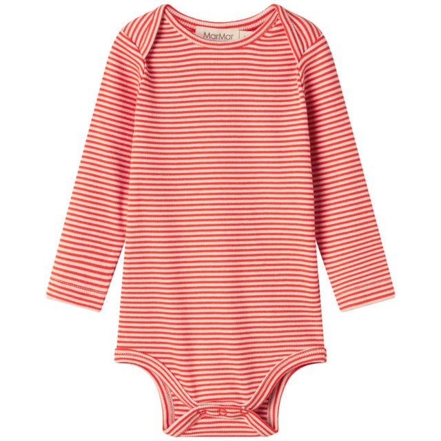 MarMar Modal Fine Rib Red Stripe Ben Body