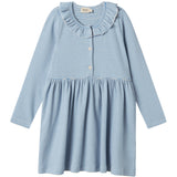 MarMar Modal Fine Rib Blue Stripe Dama LS Kjole