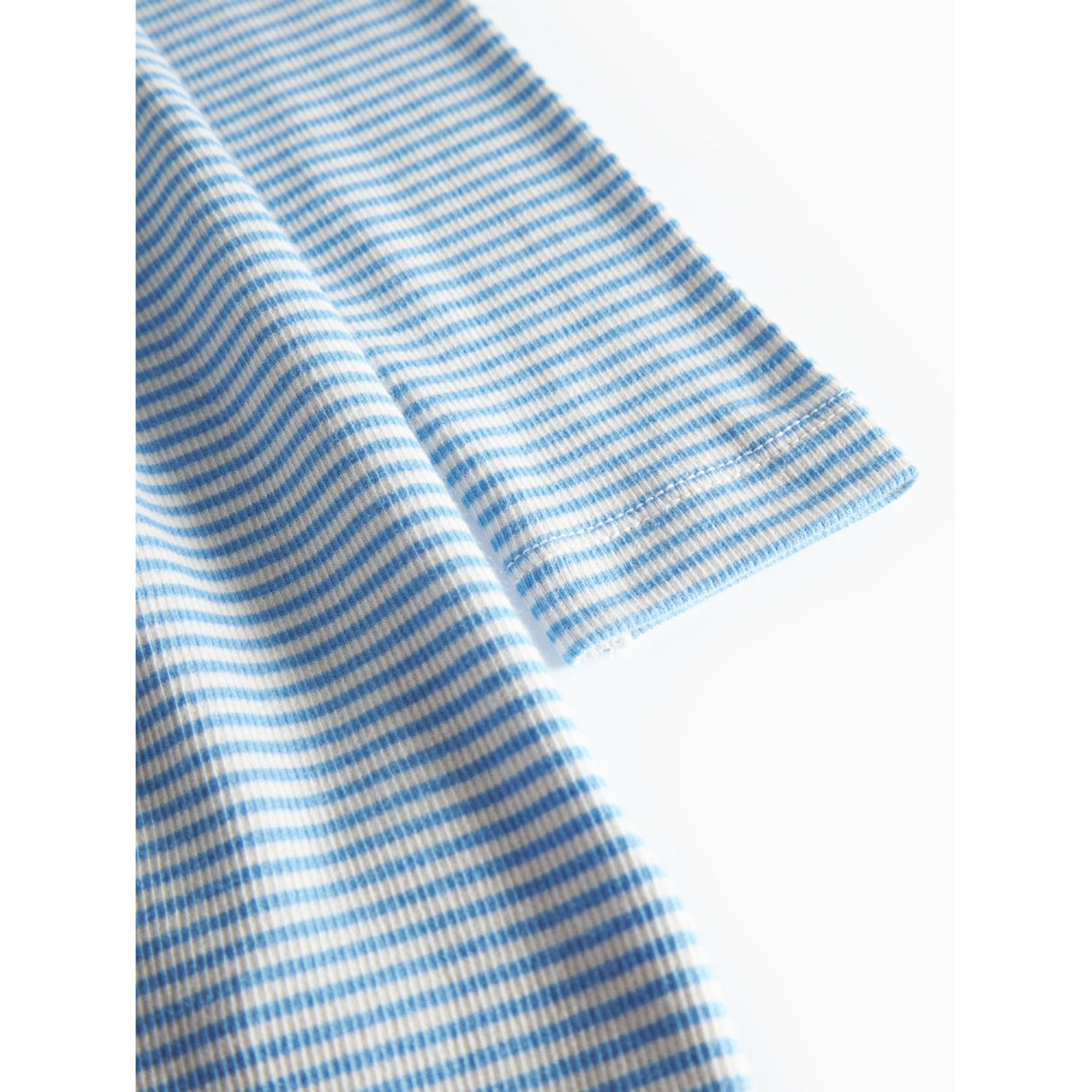 MarMar Modal Fine Rib Blue Stripe Dama LS Kjole