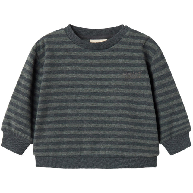 MarMar Modal Sweat Forest Stripe Mel. Tammas B Bluse