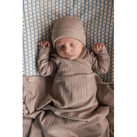 MarMar New Born Modal Pointelle Rib Soft Beige Aiko Hue