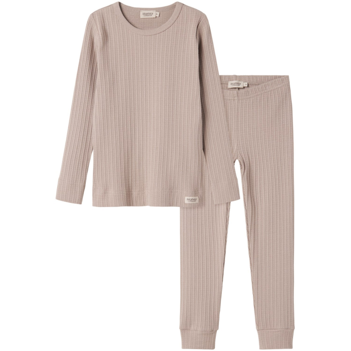 MarMar Modal Pointelle Rib Soft Beige Nattøj