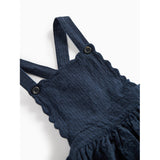 MarMar Chambray Dark Blue Stripe Danara Kjole