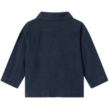 MarMar Chambray Dark Blue Stripe Tovas Bluse