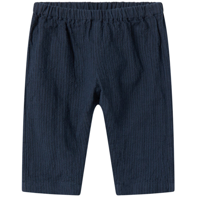MarMar Chambray Dark Blue Stripe Panto Bukser